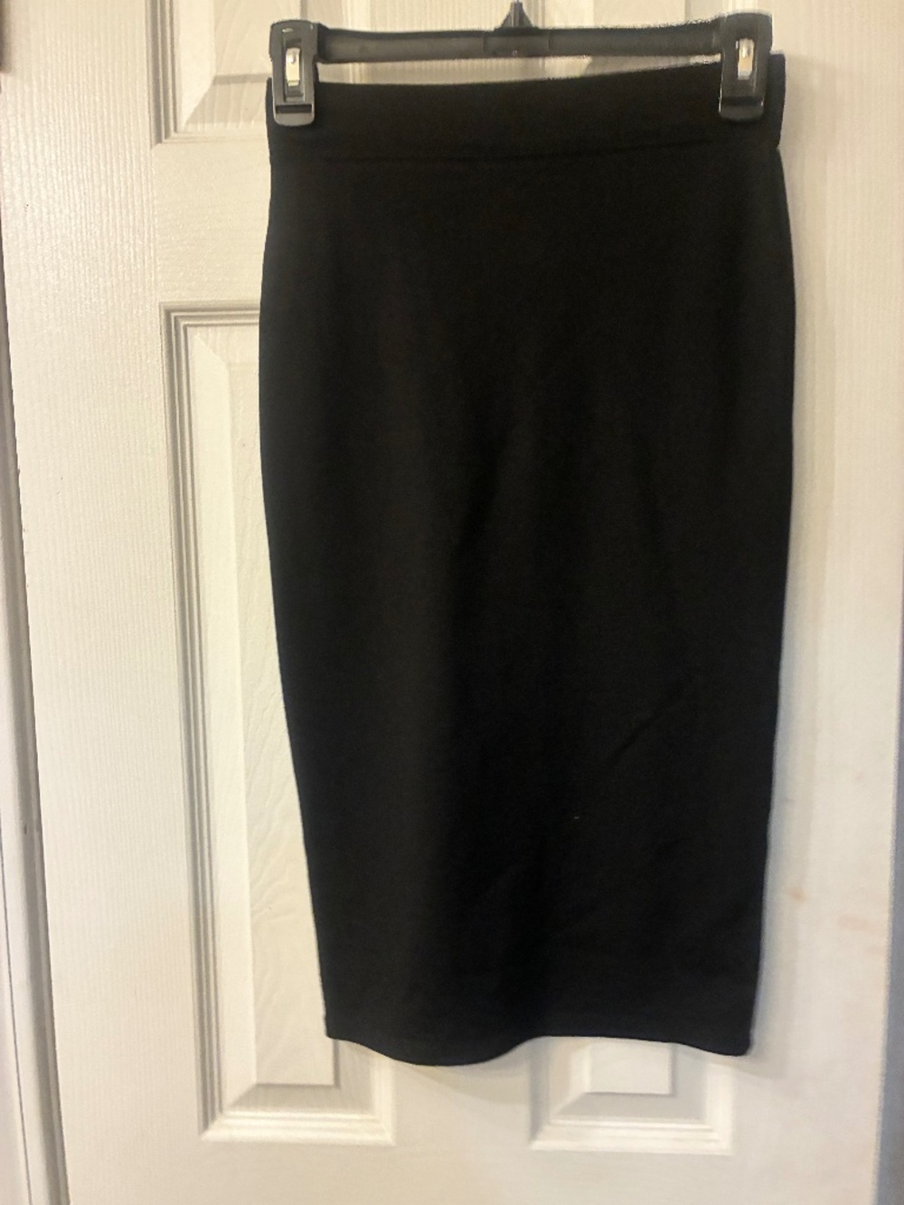 Black pencil skirt
